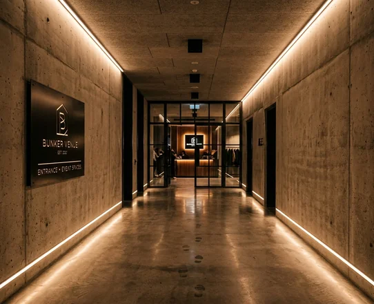 Entrada principal de Eventos Bunker